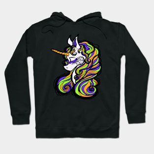 Halloween Unicorn Light Version Hoodie